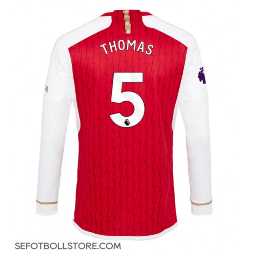 Arsenal Thomas Partey #5 Replika Hemmatröja 2023-24 Långärmad